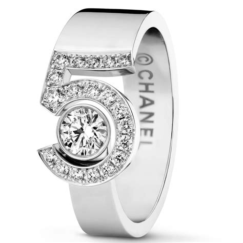 chanel rings|Chanel ring with diamonds.